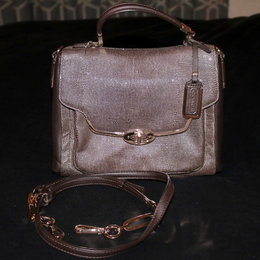 Coach Shoulder/ Crossbody Bag - Brown